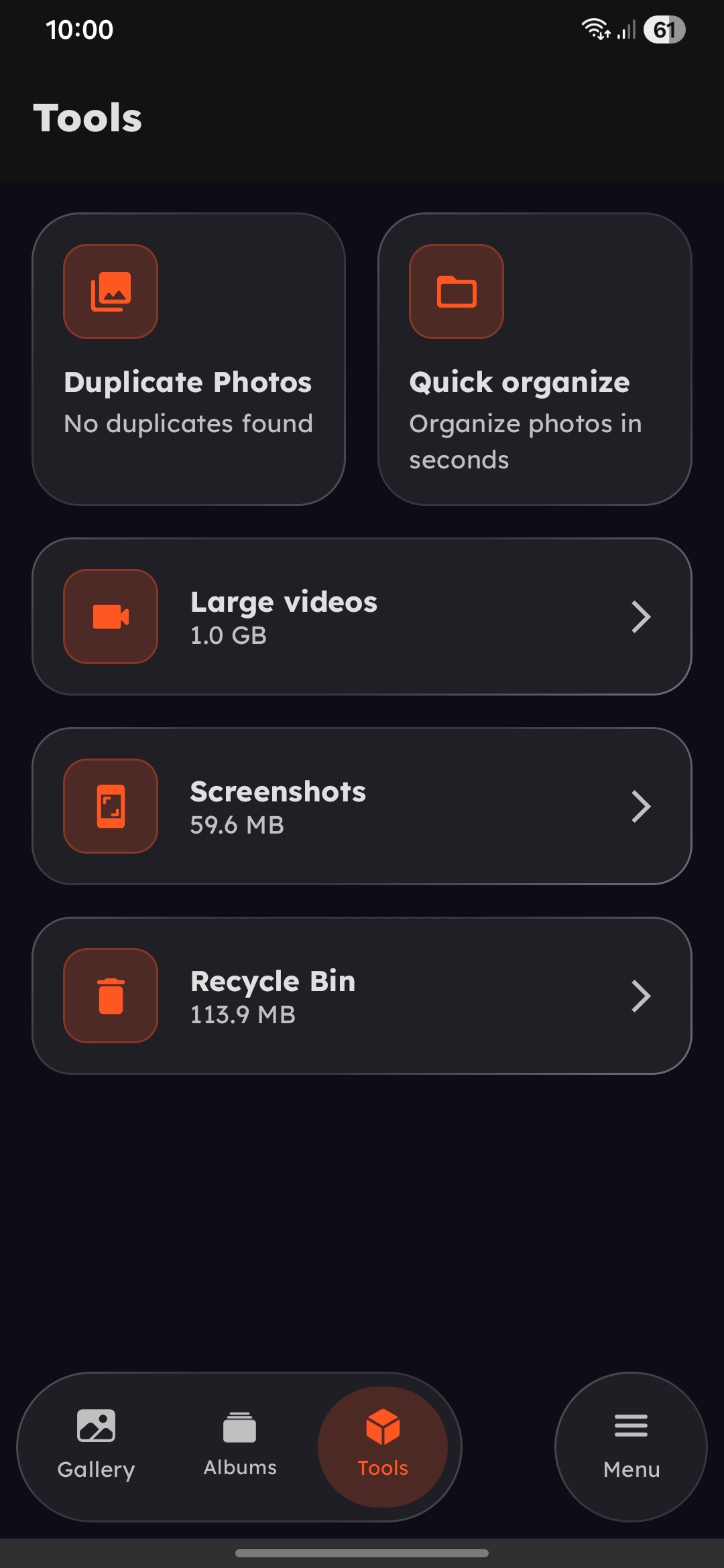 App settings